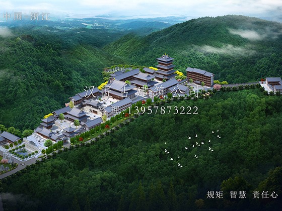 古建筑寺廟設計規劃及建筑